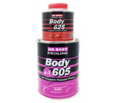 Body 605 Грунт PROLINE 4:1 серый___0,8 л+0.2л отв.