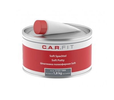 CarFit (2-124-1000) 2К Шпаклевка ПЭ Soft Plus с отвердителем 1кг