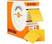 Smirdex P400 абразивная бумага на поролоновой основе в рулоне с перф. 115*125мм*25м 1 шт.