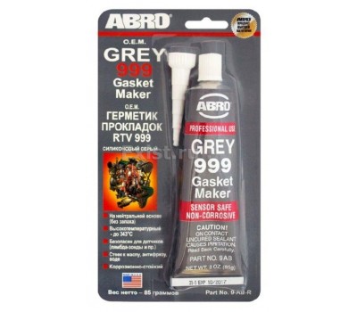 ABRO Герметик прокладок 999 ОЕМ серый (9 AB-R) 85 гр