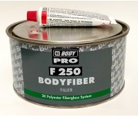 Body 250. Fiber-Soft  шпаклевка полиэфирная со стекловолокном с отвердителем, 1.5 кг