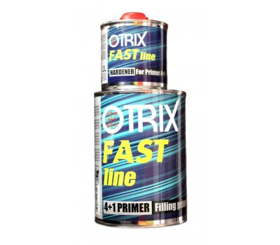 OTRIX FAST LINE акриловый грунт быстрой сушки  4+1 + отвердитель, комплект 800мл+200мл 