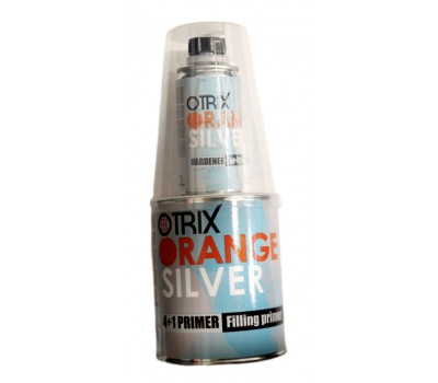 OTRIX ORANGE SILVER  грунт акриловый 4+1 чёрный + отвердитель, комплект 800мл+200мл 