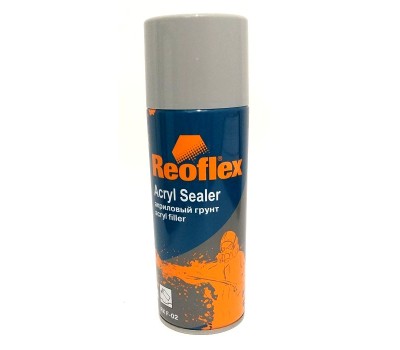 REOFLEX. Acryl Sealer грунт- выравниватель акриловый (серый), спрей 520мл