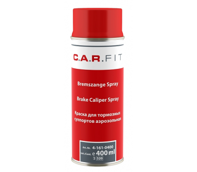 CarFit (4-161-0400) Краска-спрей для тормозных суппортов Красная___400 мл