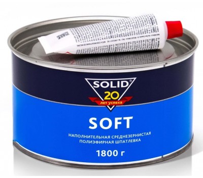 SOLID 312.1800 Шпатлевка полиэфирная универсальная SOFT___1,8кг 