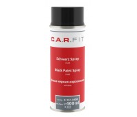 CarFit (4-142-0400) Глянцевая краска черная спрей___400мл 