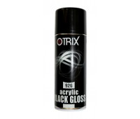 Otrix 926 краска акриловая черная глянцевая спрей 400мл 