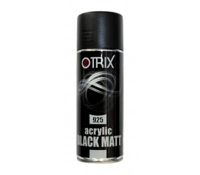 Otrix 925 краска акриловая чёрная матовая спрей 400мл 