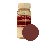 Краска BOHEMIAN (RAL 3009) полиуретановая для кожи, кожзама, ПВХ мягкого, тканей - 100г
