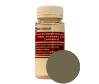 Краска BOHEMIAN (RAL 7002) полиуретановая для кожи, кожзама, ПВХ мягкого, тканей - 100г