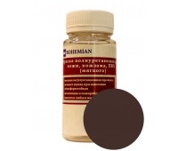 Краска BOHEMIAN (RAL 8017) полиуретановая для кожи, кожзама, ПВХ мягкого, тканей - 100г