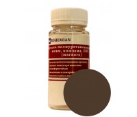 Краска BOHEMIAN (RAL 8028) полиуретановая для кожи, кожзама, ПВХ мягкого, тканей - 100г