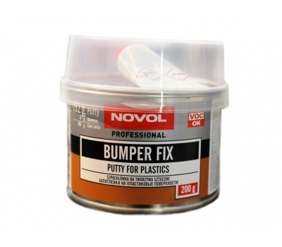 Novol  Bumper Fix For Plastics шпаклевка полиэфирная для пластиков с отвердителем, 0.2 кг