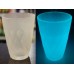 Краска для стекла и керамики люминесцентная полиуретановая, молочный (голубое свечение) 100г + активатор + обезжириватель + салфетка