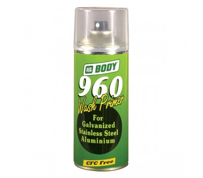 BODY 960. Wash Primer кислотный грунт, спрей 400 мл 