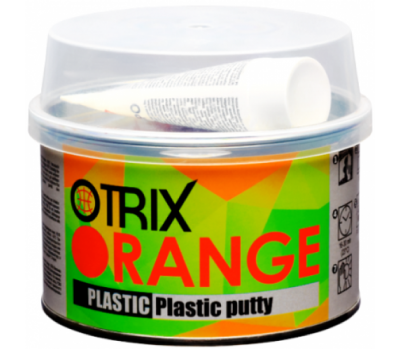 OTRIX. ORANGE PLASTIC шпаклевка полиэфирная для пластиков с отвердителем, 0.2 кг