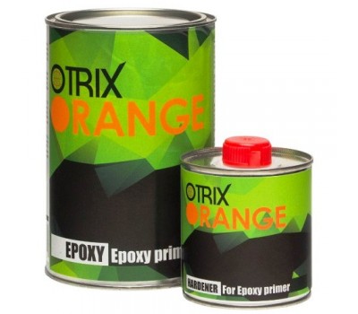 OTRIX. ORANGE EPOXY PRIMER 3+1 эпоксидный грунт + отвердитель 0.75л + 0.25л 