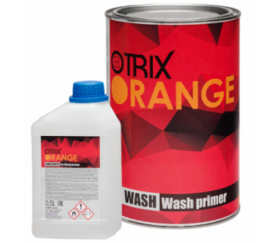 OTRIX. ORANGE WASH PRIMER 2+1 кислотный грунт + отвердитель,  1л + 0.5л 