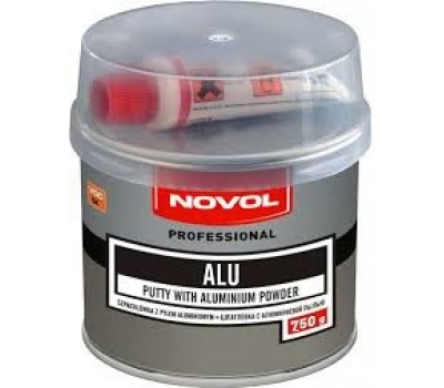 Novol 1162 Шпаклевка полиэфирная алюминиевая с отвердителем, 0.75 кг