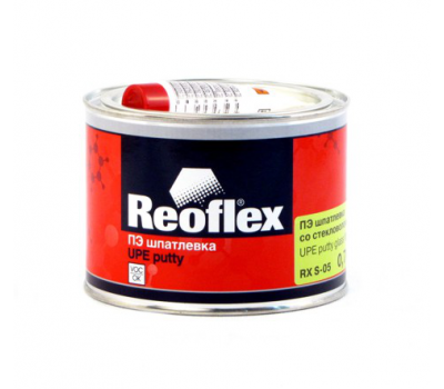 REOFLEX.  Шпатлевка со стекловолокном Glass fiber,  0.5 кг