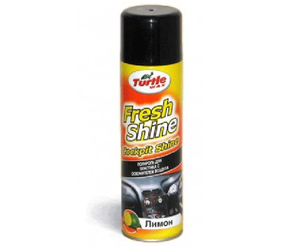 Turtle Wax. 53006 Полироль для пластика с освежителем Fresh Shine CITRUS "Лимон", 500мл