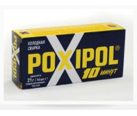 POXIPOL 1971 Клей эпоксидный, серый, 14мл/21г  