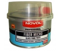 NOVOL Шпаклёвка полиэфирная 1231 со стекловолокном "FIBER MICRO"___0.5кг