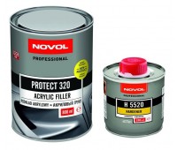 Novol 90114 PROTECT 320 Грунт-наполнитель быстрый 4+1 HS серый + отвердитель, комплект 800мл+200мл