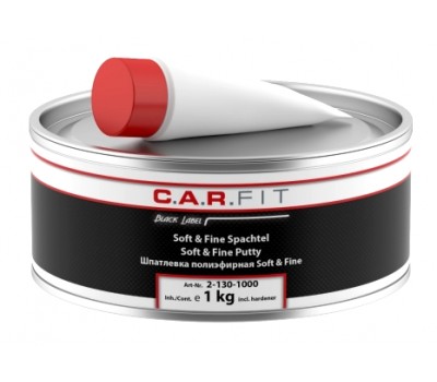CarFit (2-130-1000) BL Шпатлевка полиэфирная универсальная Soft & Fine___1кг 