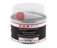 CarFit (2-130-0500) Шпаклевка полиэфирная универсальная Soft & Fine с отвердителем, 0.5 кг