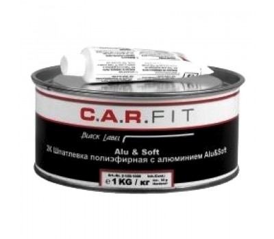 CarFit (2-181-1000) BL Шпаклевка полиэфирная с алюминием Alu&Soft, 1 кг 