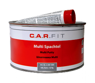CarFit (2-215-1000) Multi Soft Шпатлевка полиэфирная универсальная с отвердителем,1 кг