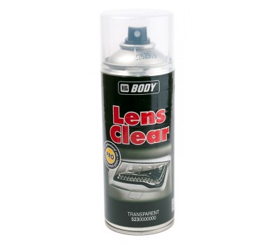 BODY. Прозрачный лак LENS CLEAR для восстановления оптики, спрей 400мл.