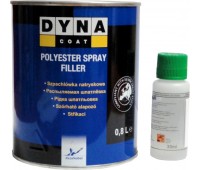 DYNACOAT. Шпатлевка распыляемая Spray FILLER с отвердителем, 0.8кг