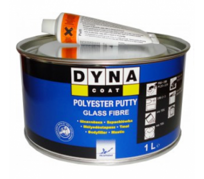 DYNACOAT. Glass Шпатлевка со стекловолокном и отвердителем, 0.4кг