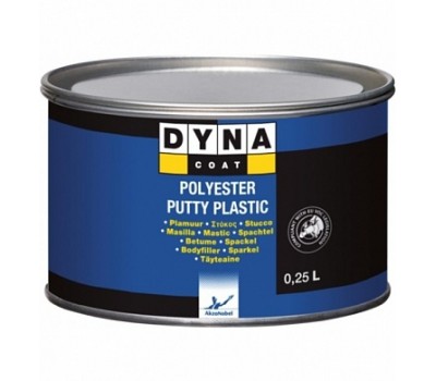 DYNACOAT. Plastic  шпаклевка для пластиков с отвердителем, 0.4кг