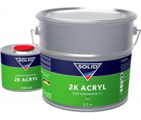 SOLID (331.3003) 2K ACRYL HS 5+1  Грунт-наполнитель + отвердитель, серый 2,5л+0,5л