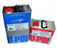 U-POL. S2081/5 HS Лак повышенной прочности Clear 2:1 + S2032/25 стандартный отвердитель, комплект 7,5 л. 