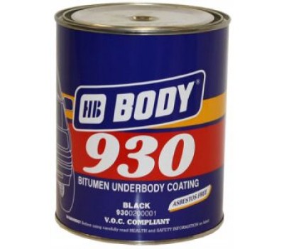 Body 930. Антикор для днища и арок  черный;  2,5кг