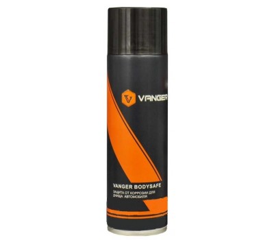 Vanger BodySafe. Антикор для днища и арок (аэрозоль), черный, 650мл 