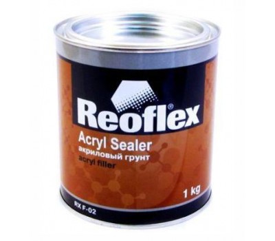 REOFLEX. Acryl Sealer грунт- выравниватель однокомпонентный акриловый (серый) 1кг