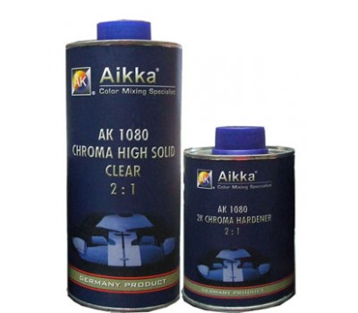 Aikka. SET Super Fast AIR DRY прозрачный акриловый лак 4:1 + отвердитель (0,95л+0,238л)