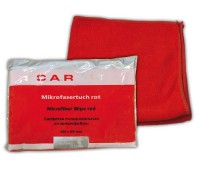 CarFit (8-803-0002) Салфетка полировальная из микрофибры, (красная) 400х400 мм