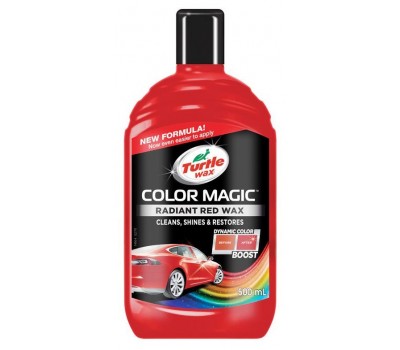 TURTLE WAX. (53240) Полироль Color Magic Plus красный, 500 мл