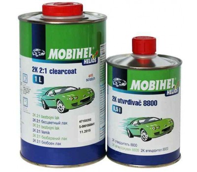 Mobihel  47155202 Anti-Scratch прозрачный акриловый лак НS + отвердитель (1л+0,5л)