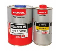 Novol 38041 NOVAKRYL прозрачный акриловый MS лак + отвердитель (комплект 1л+0.5л)