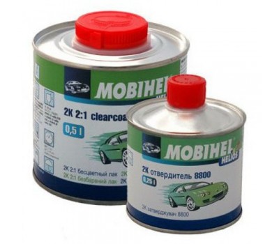 Mobihel 47155201 Anti-Scratch прозрачный акриловый лак НS + отвердитель (0,5л+0,25л)