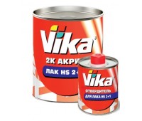 VIKA. Прозрачный акриловый лак HS + отвердитель (0.85кг+0.43кг)