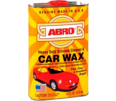 ABRO. Car Wax  Автовоск силиконовый (SW-300), 473мл